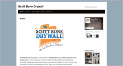 Desktop Screenshot of bonedrywall.com
